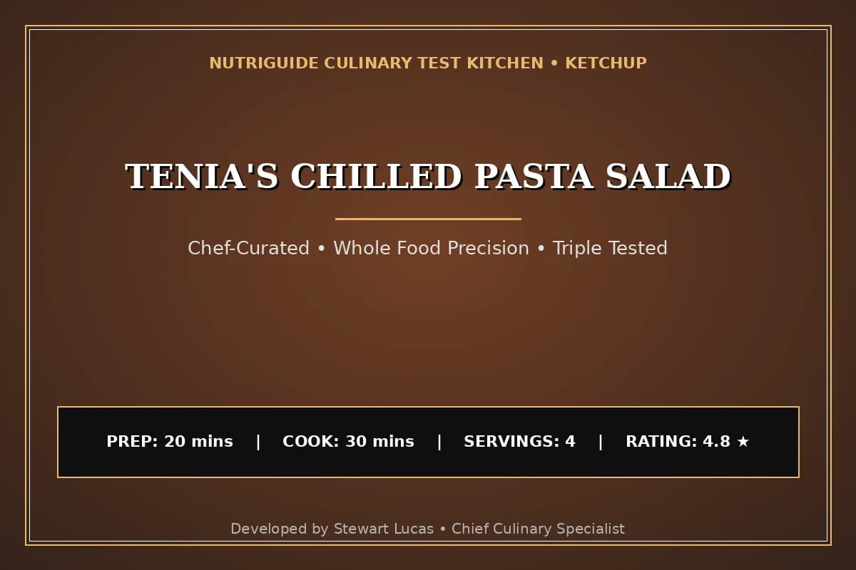 Tenia'S Chilled Pasta Salad