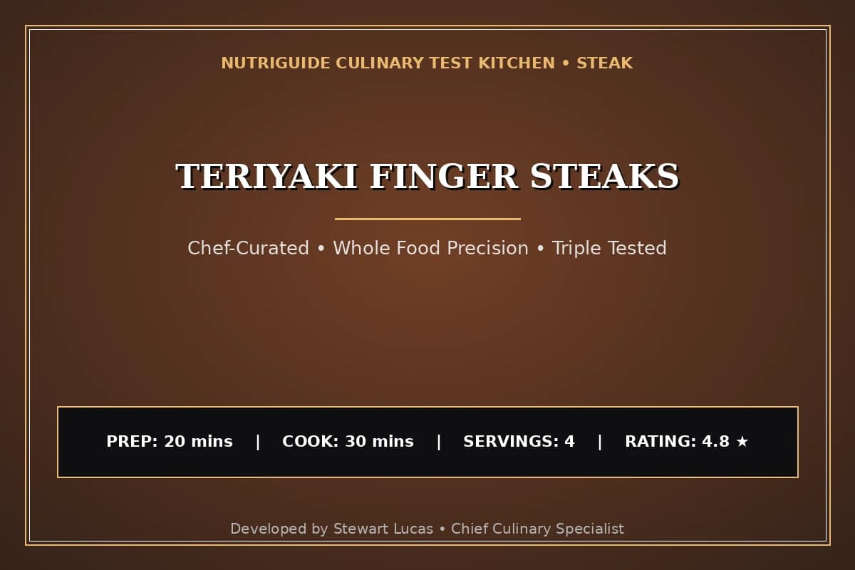 Teriyaki Finger Steaks