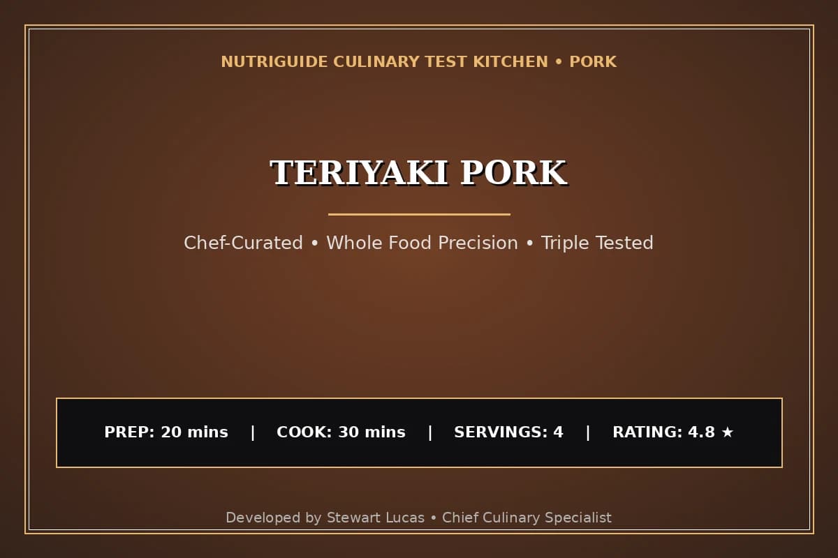 Teriyaki Pork