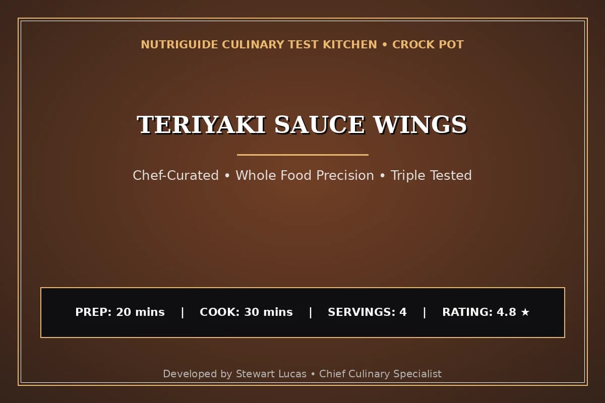 Teriyaki Sauce Wings