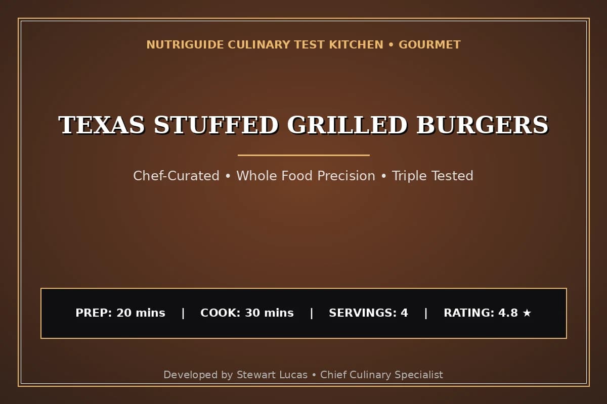 Texas Stuffed Grilled Burgers