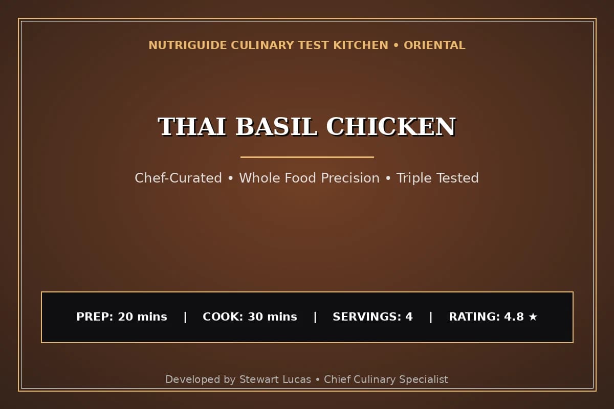 Thai Basil Chicken