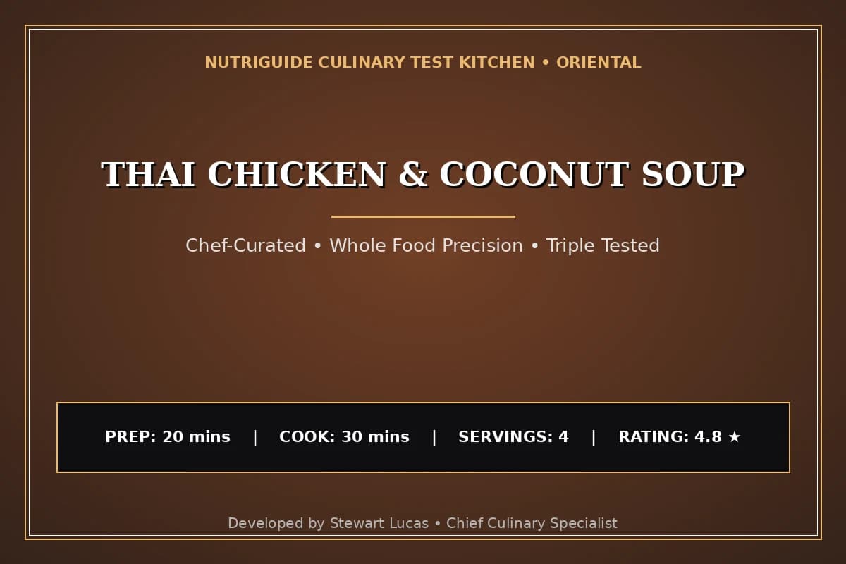 Thai Chicken & Coconut Soup