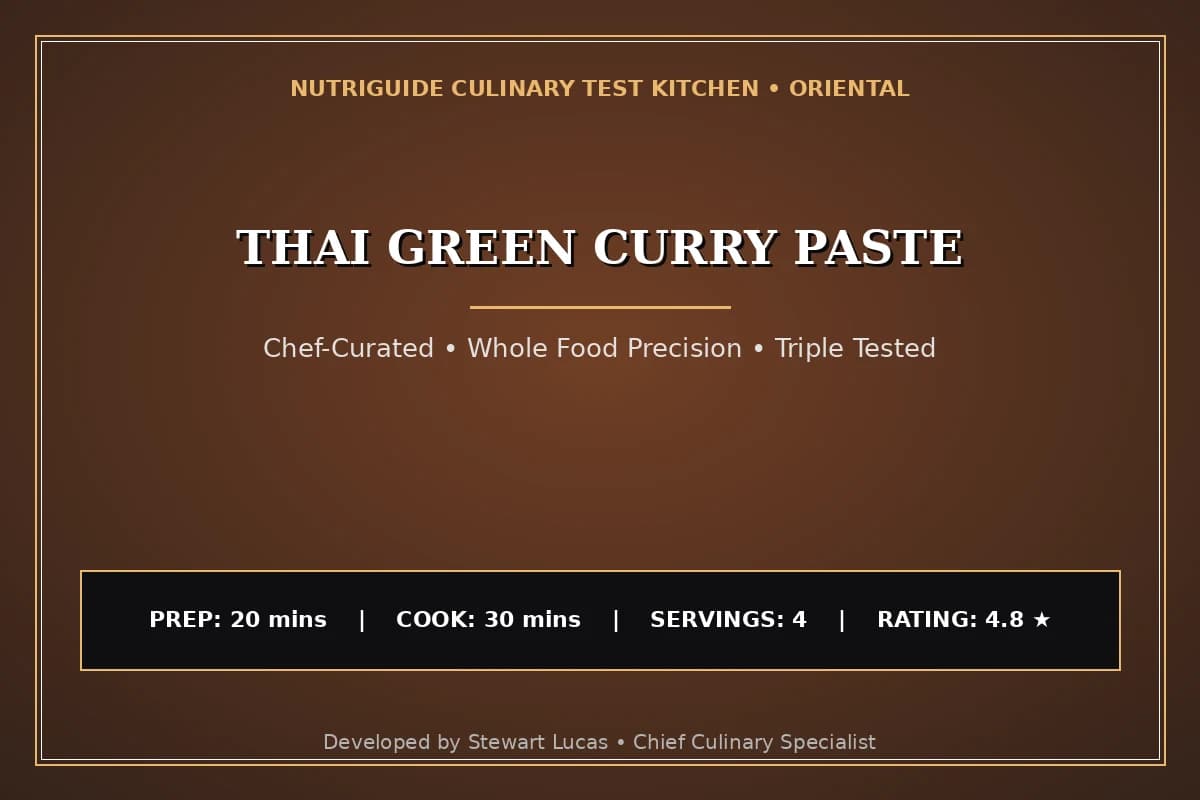 Thai Green Curry Paste