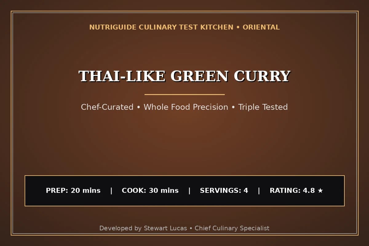 Thai-Like Green Curry