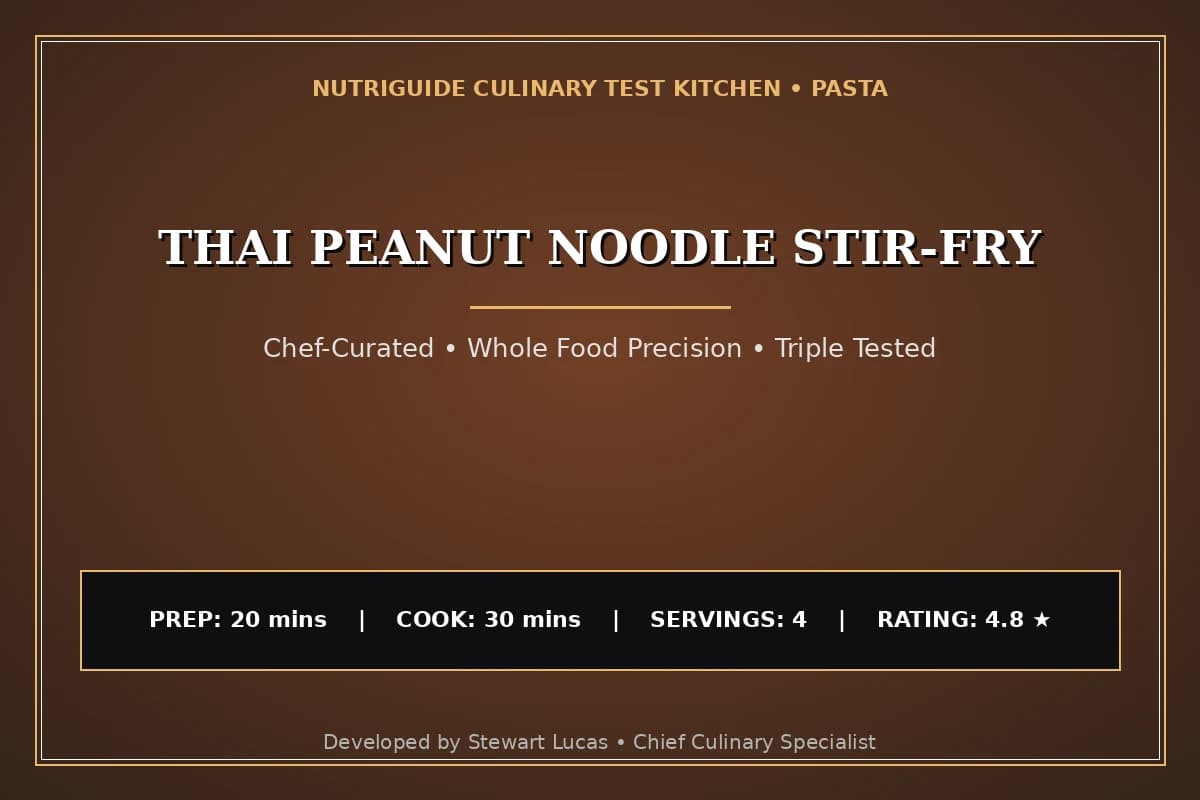 Thai Peanut Noodle Stir-Fry