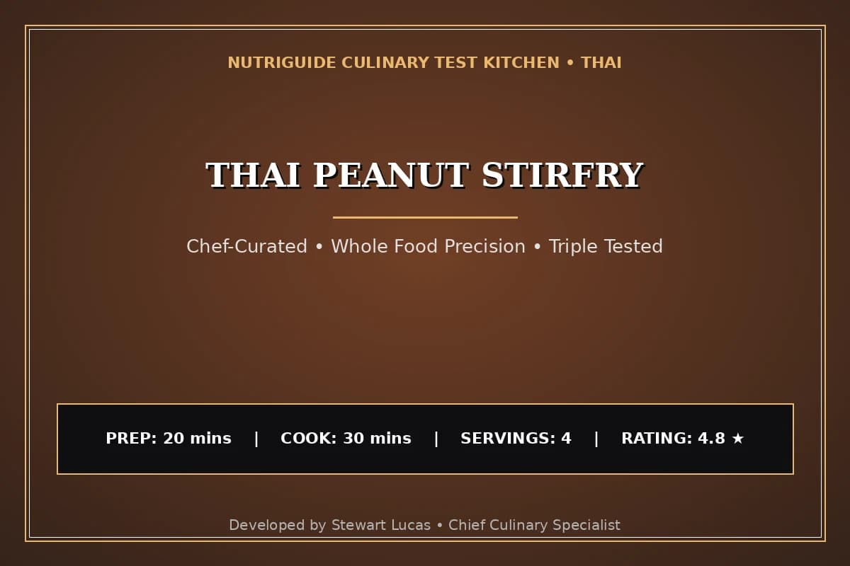 Thai Peanut Stirfry