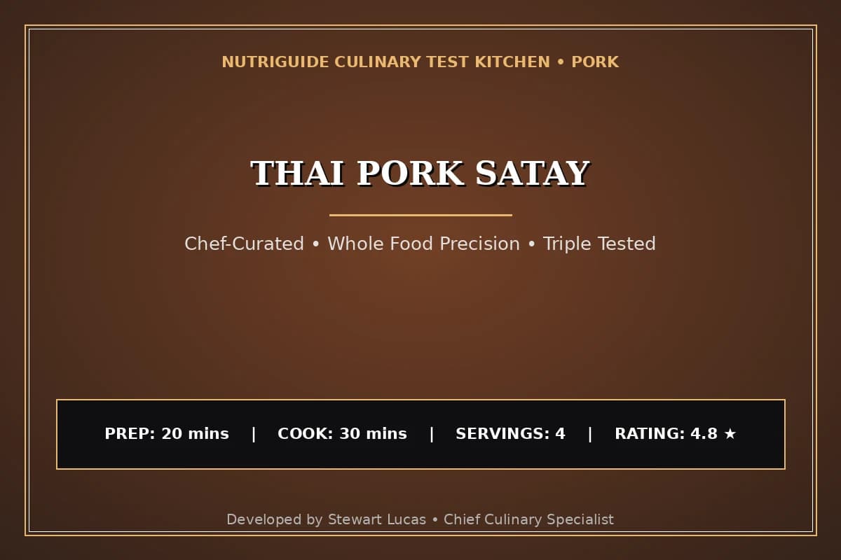 Thai Pork Satay