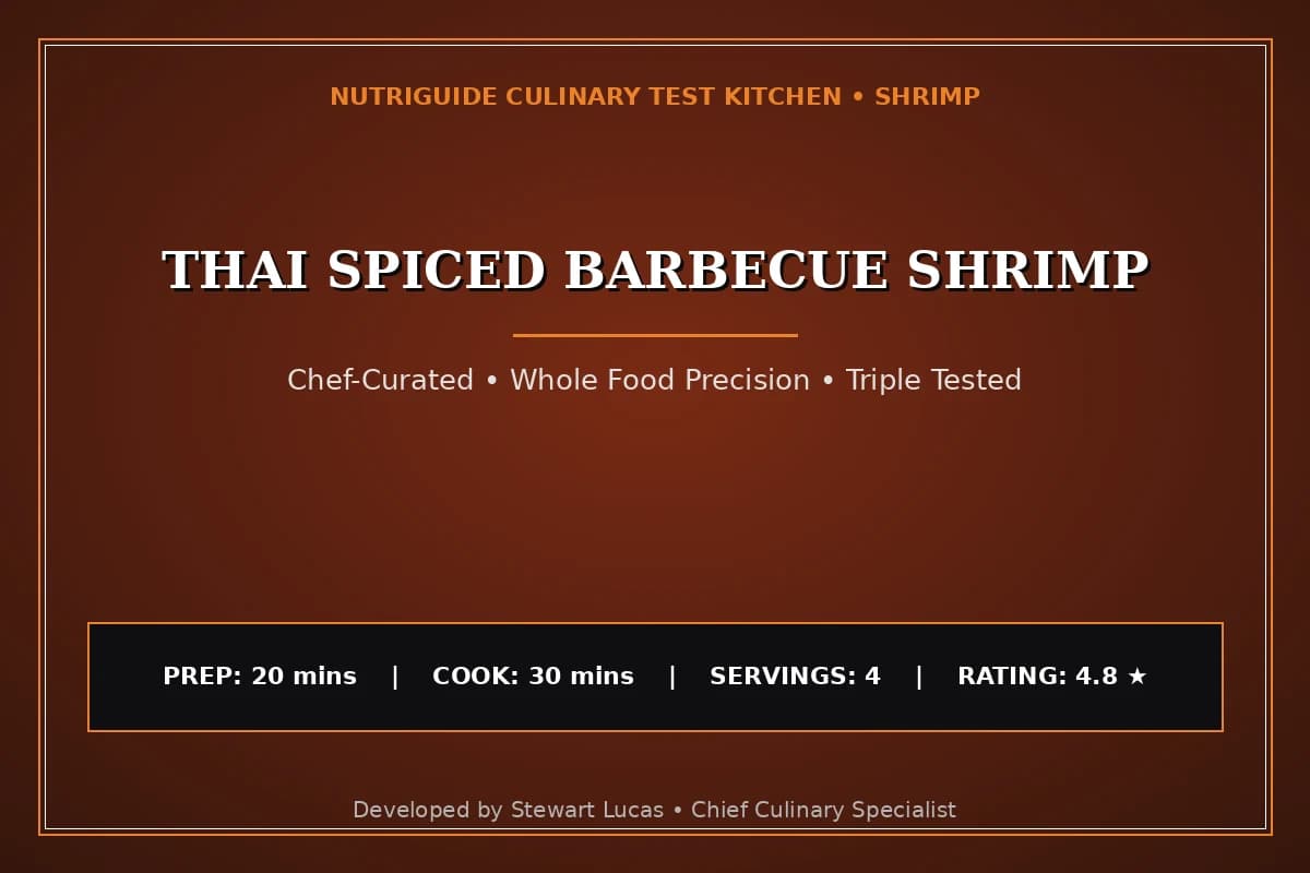 Thai Spiced Barbecue Shrimp