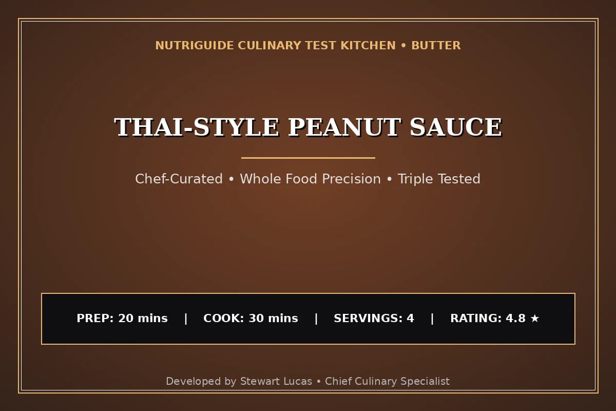 Thai-Style Peanut Sauce