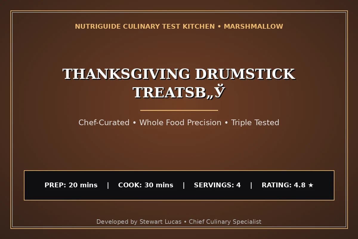 Thanksgiving Drumstick Treatsв„Ў