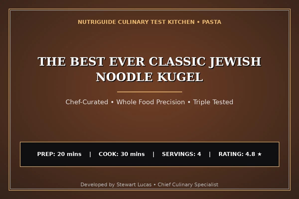 The Best Ever Classic Jewish Noodle Kugel