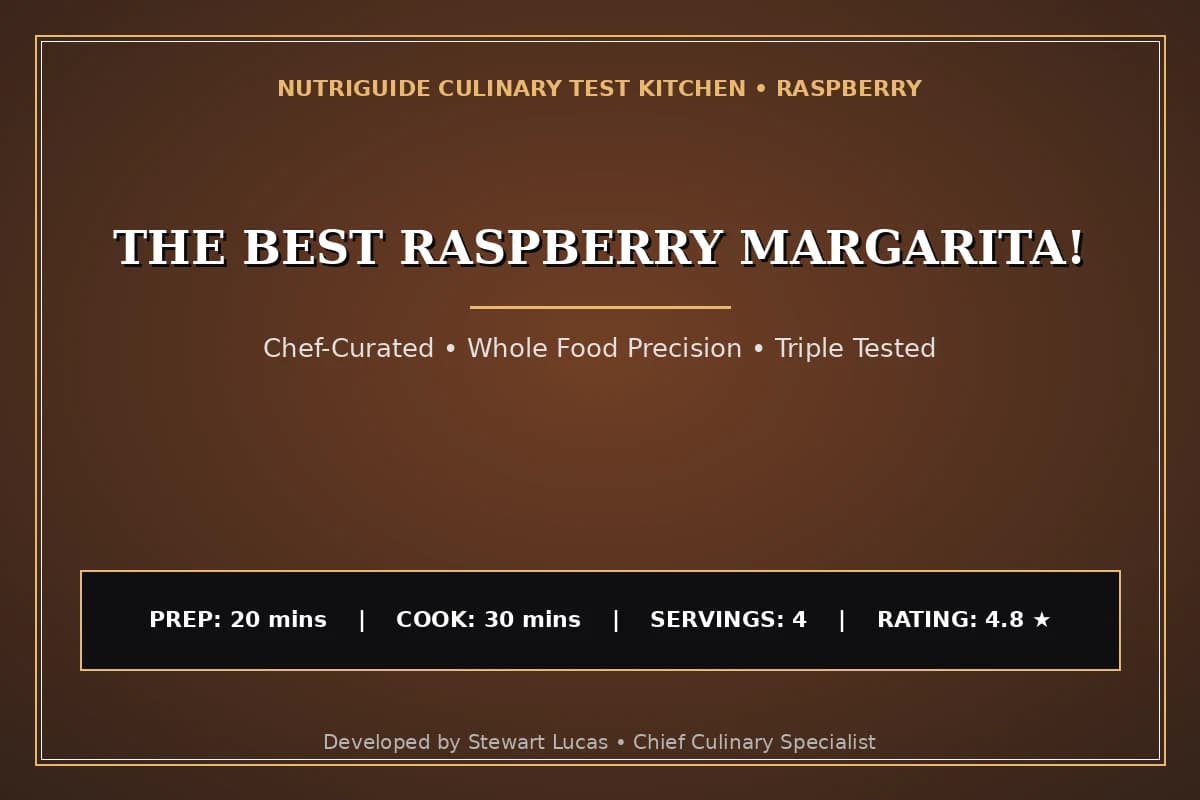 The Best Raspberry Margarita!