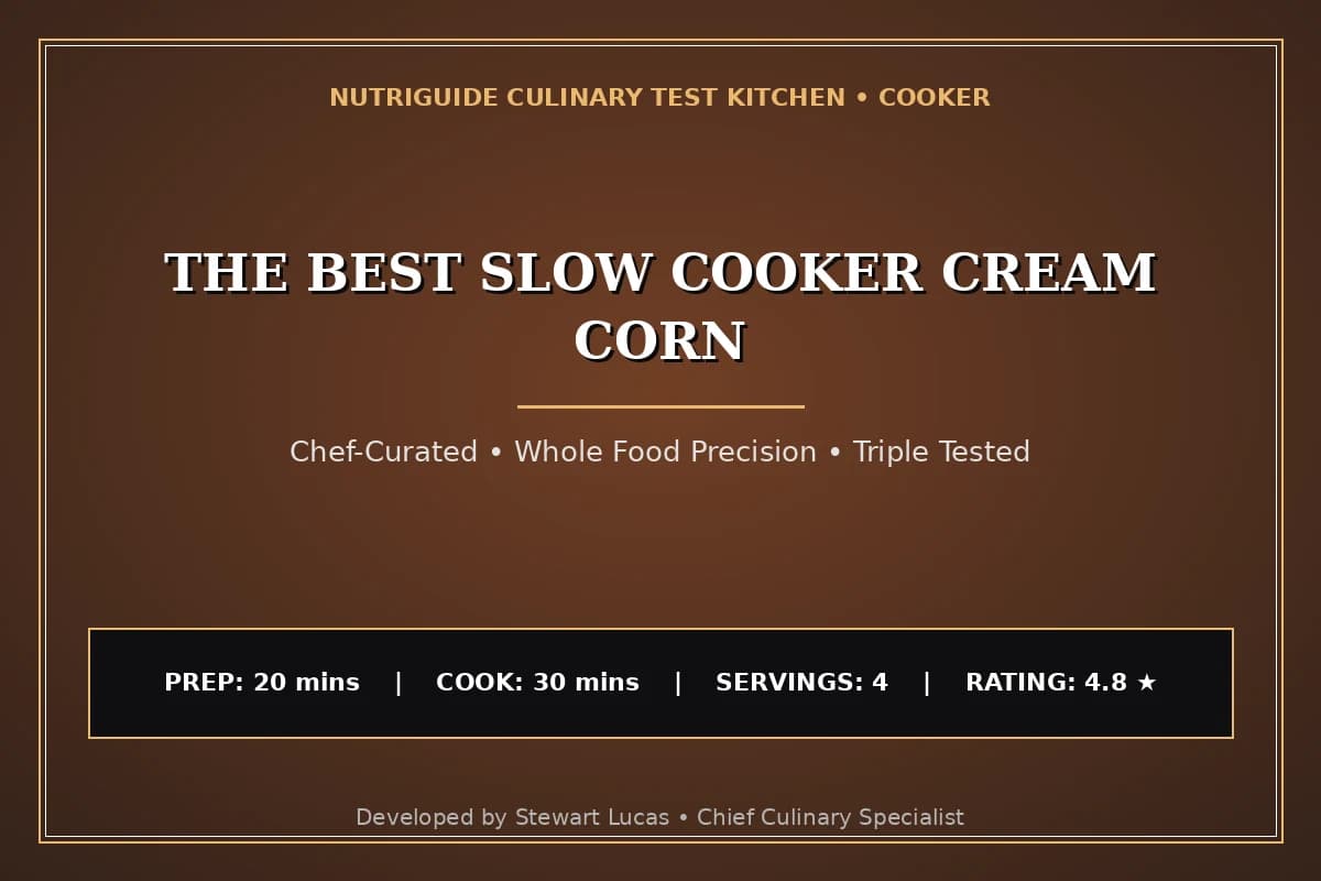 The Best Slow Cooker Cream Corn