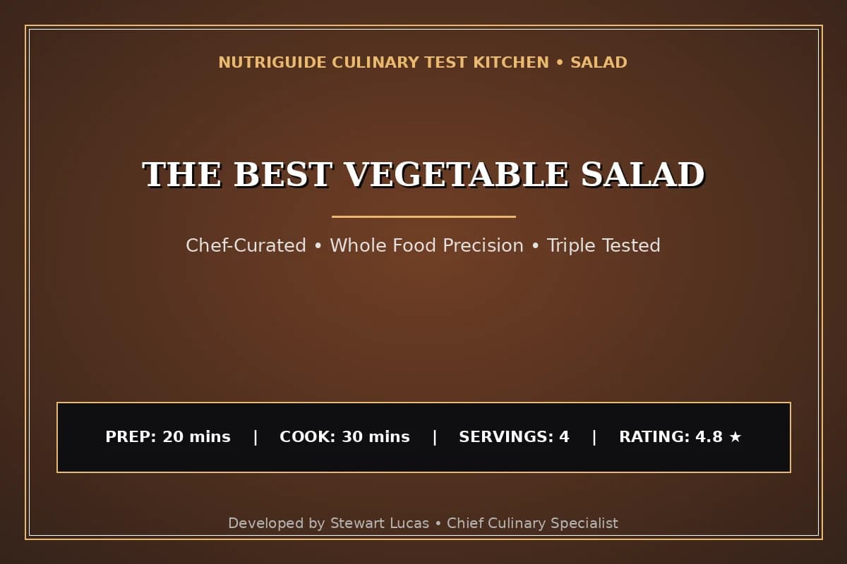The Best Vegetable Salad