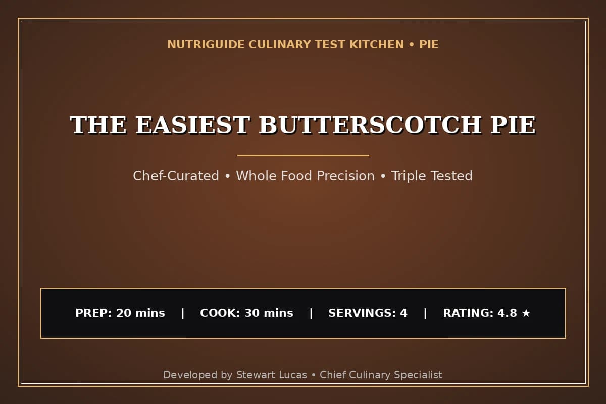 The Easiest Butterscotch Pie