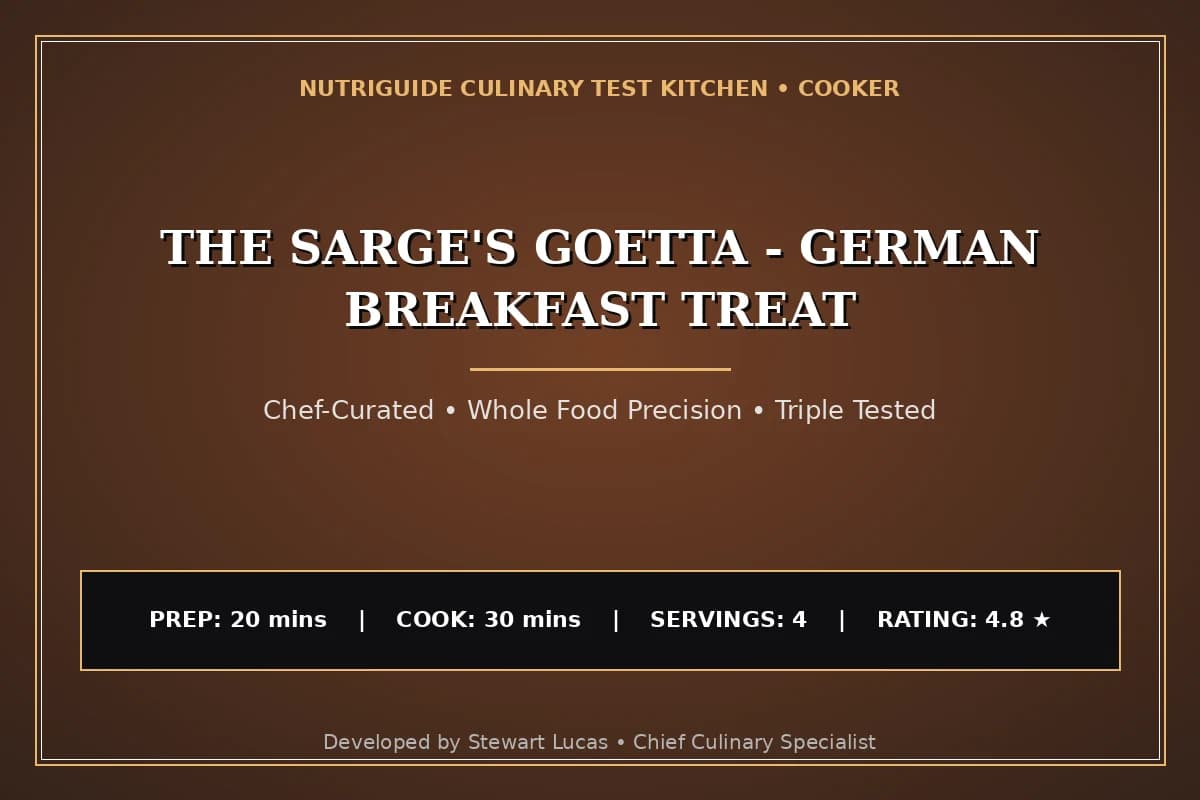 The Sarge'S Goetta - German Breakfast Treat