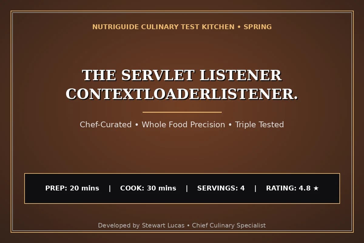 The Servlet Listener Contextloaderlistener.