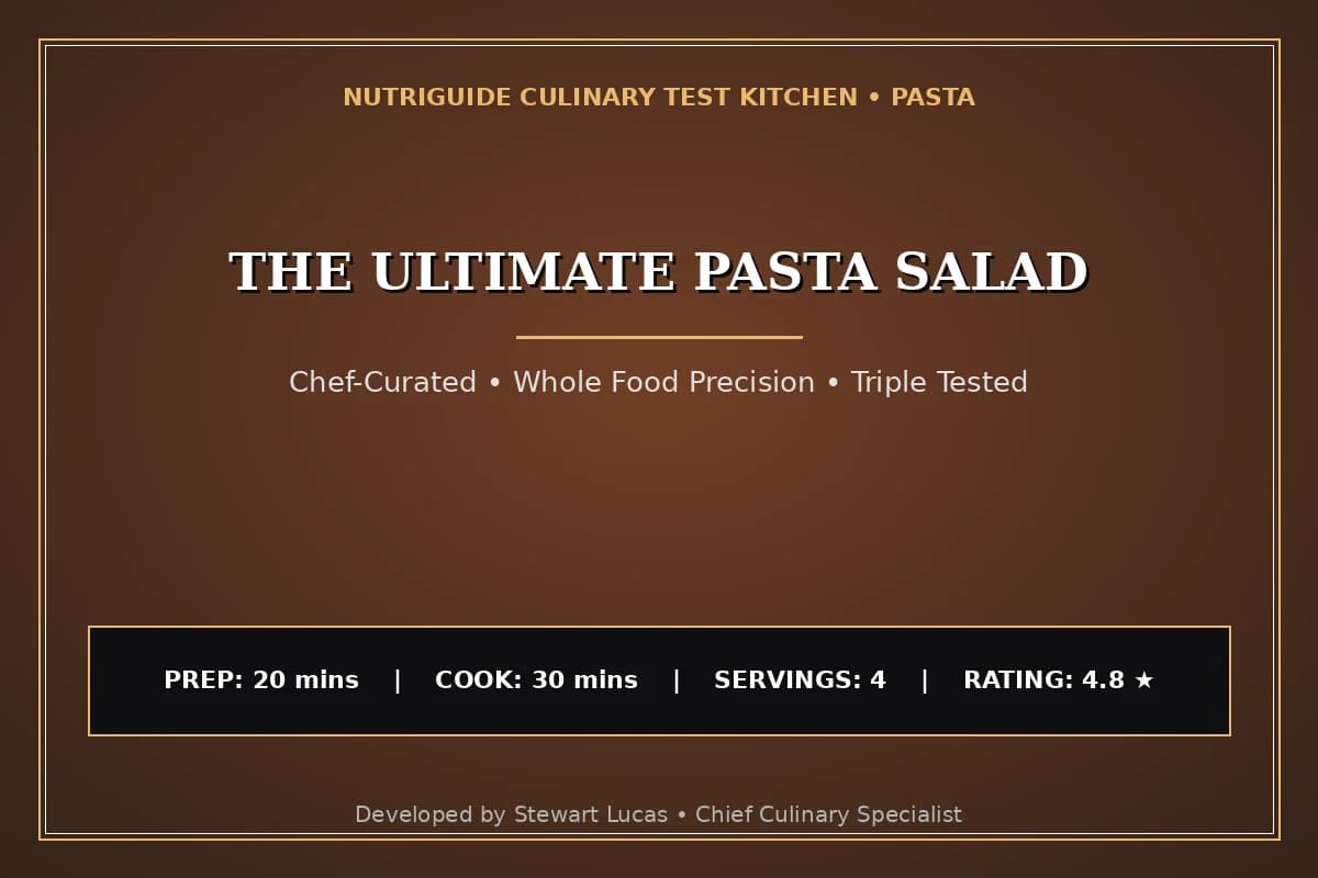 The Ultimate Pasta Salad