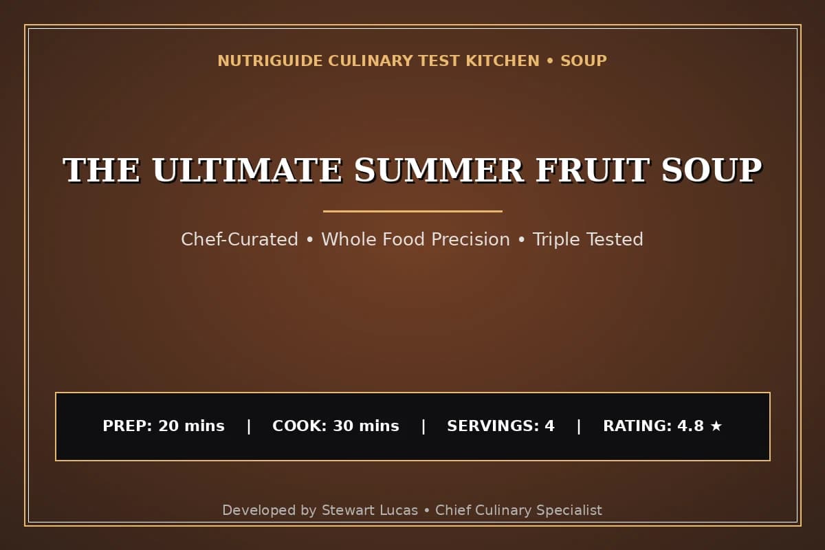 The Ultimate Summer Fruit Soup