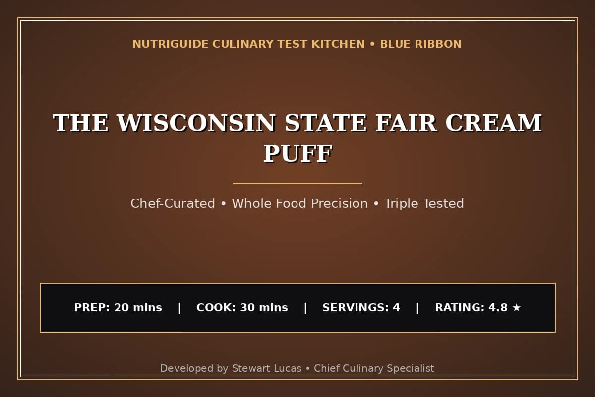 The Wisconsin State Fair Cream Puff