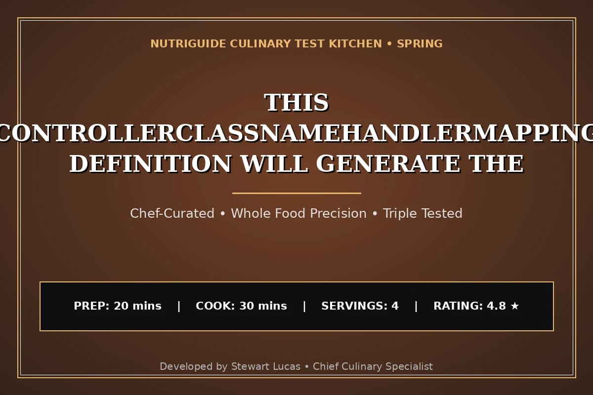 This Controllerclassnamehandlermapping Definition Will Generate The