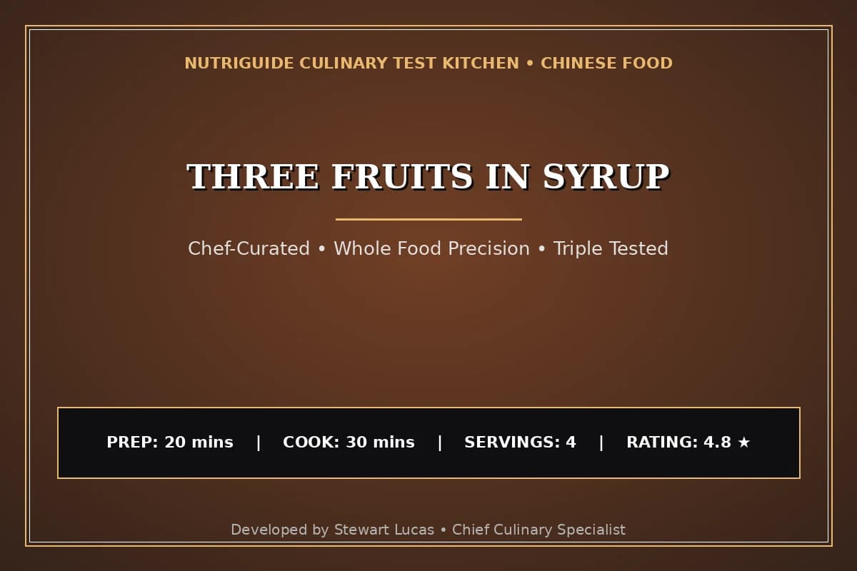 Three Fruits In Syrup