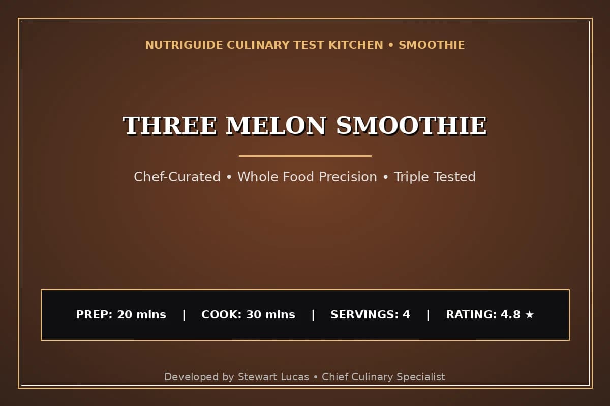 Three Melon Smoothie