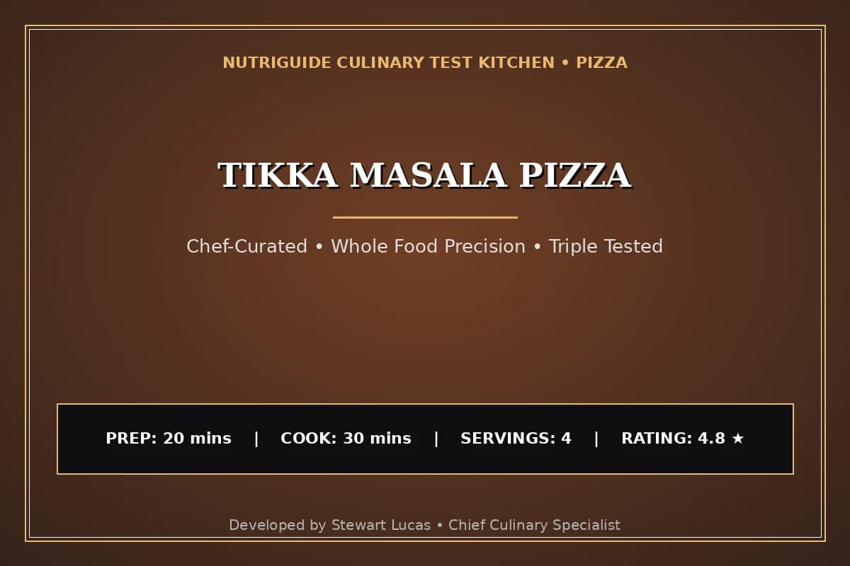 Tikka Masala Pizza
