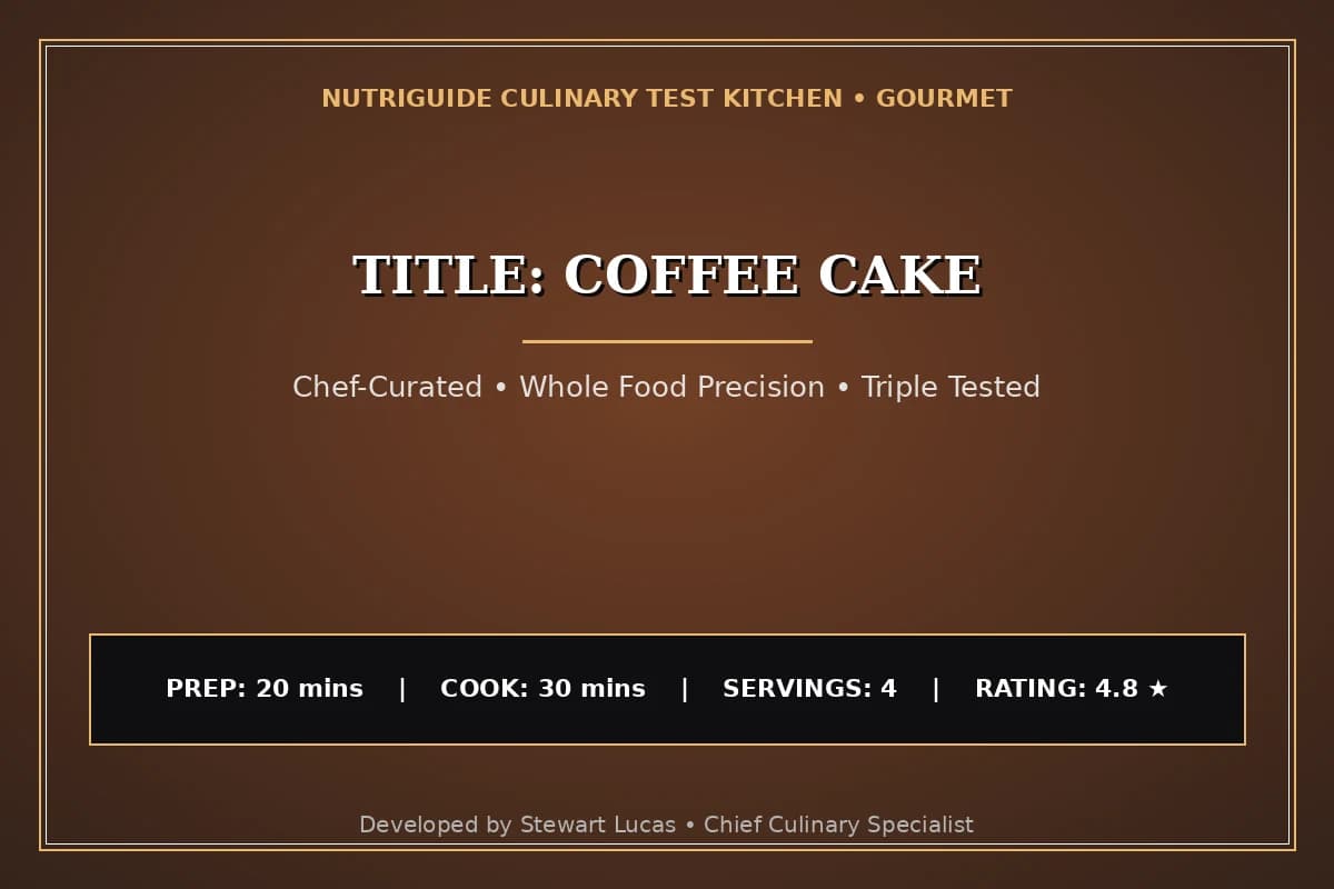 Title: Coffee Cake