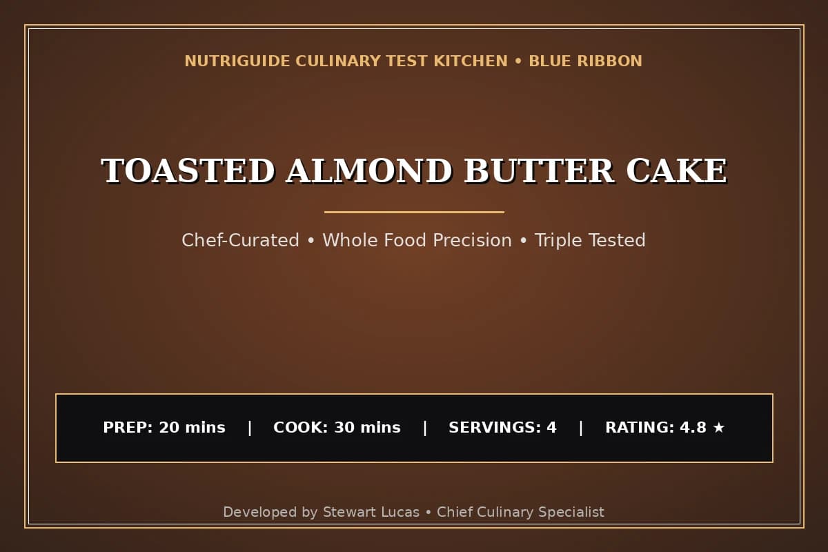 Toasted Almond Butter Cake
