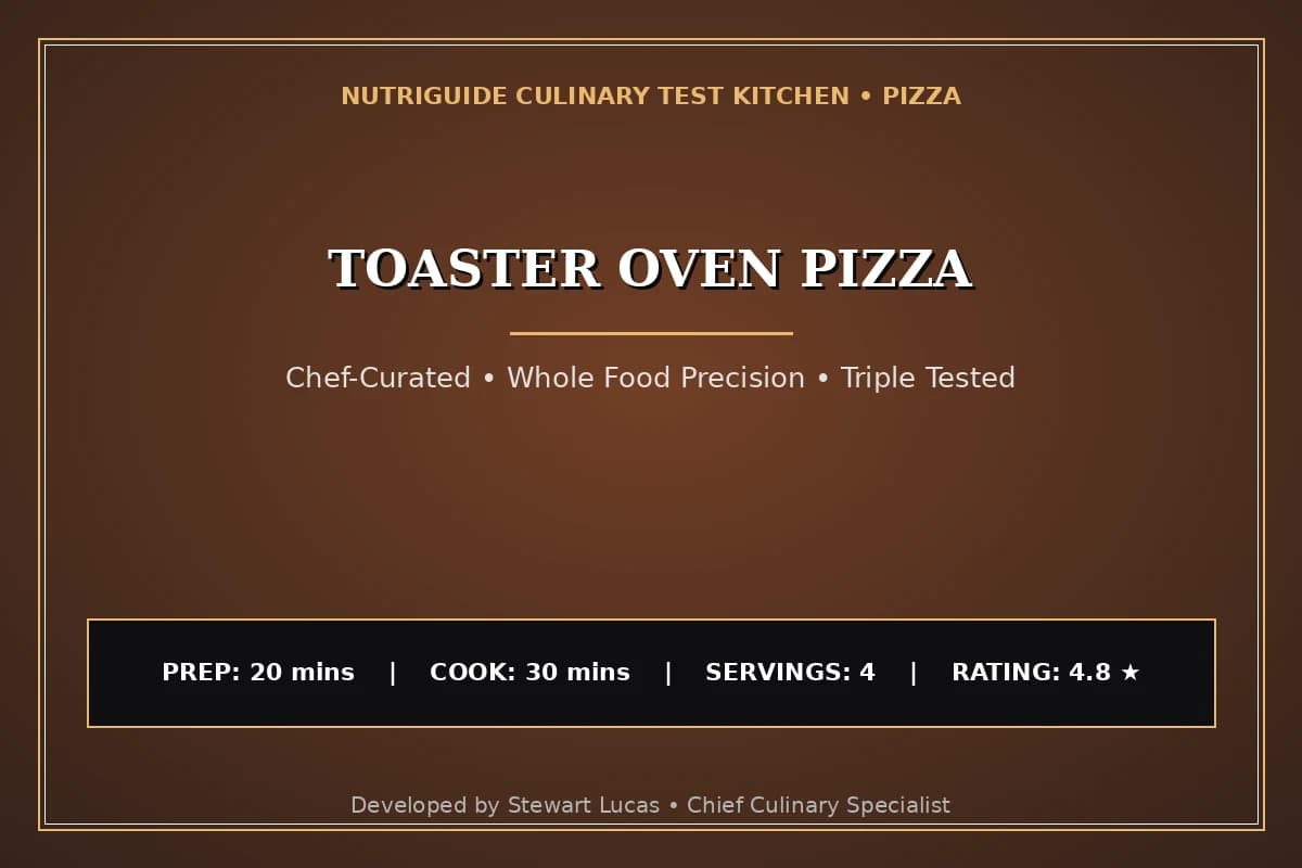 Toaster Oven Pizza