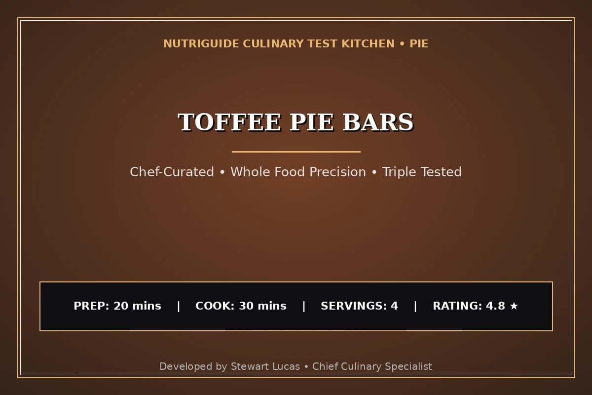 Toffee Pie Bars