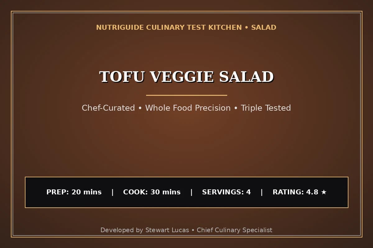 Tofu Veggie Salad