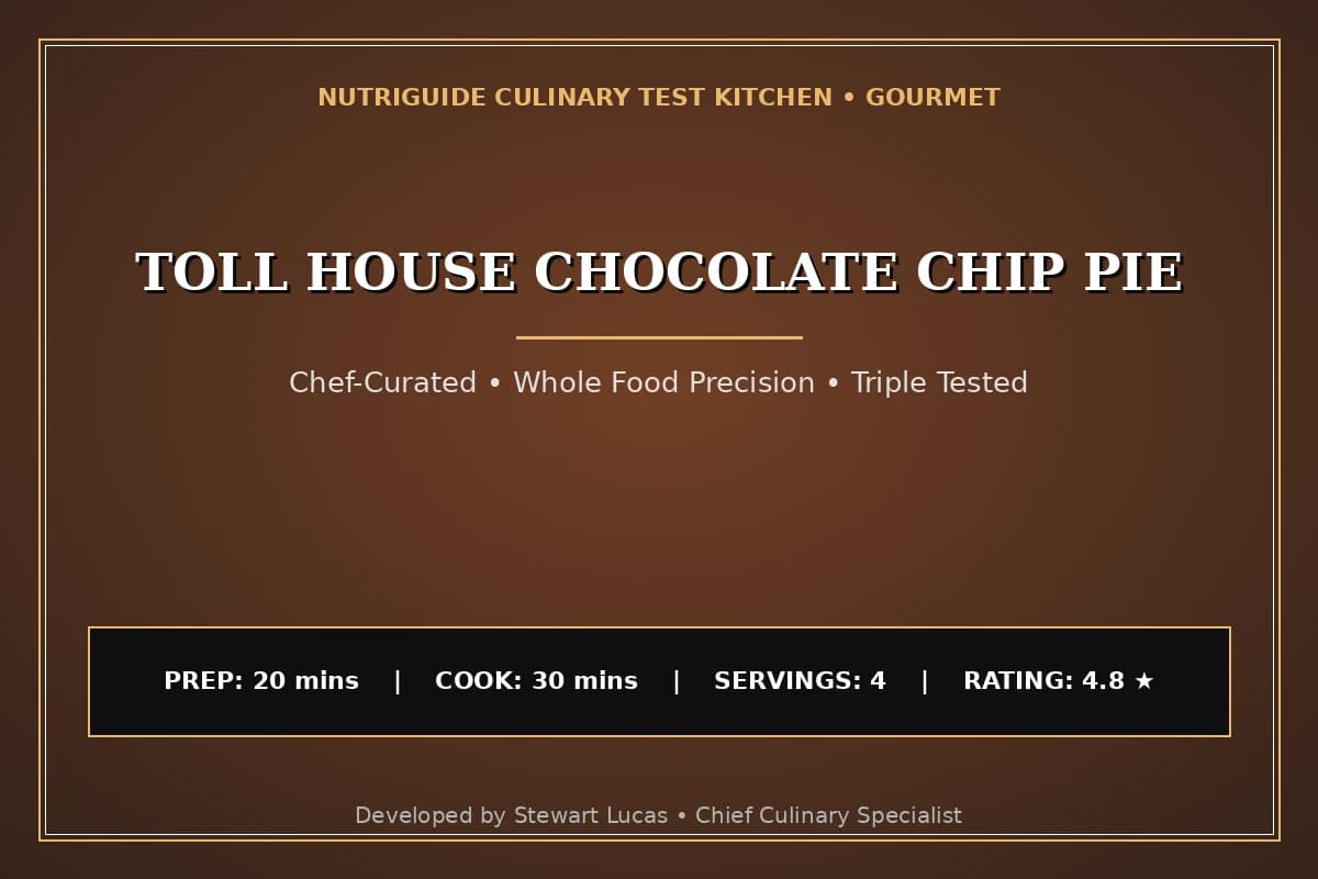 Toll House Chocolate Chip Pie
