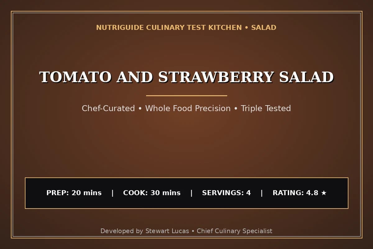 Tomato And Strawberry Salad