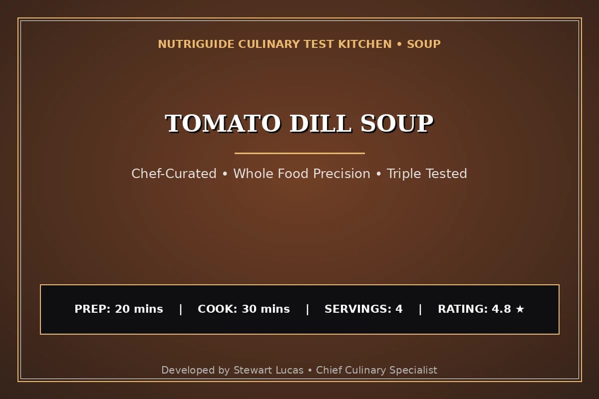 Tomato Dill Soup