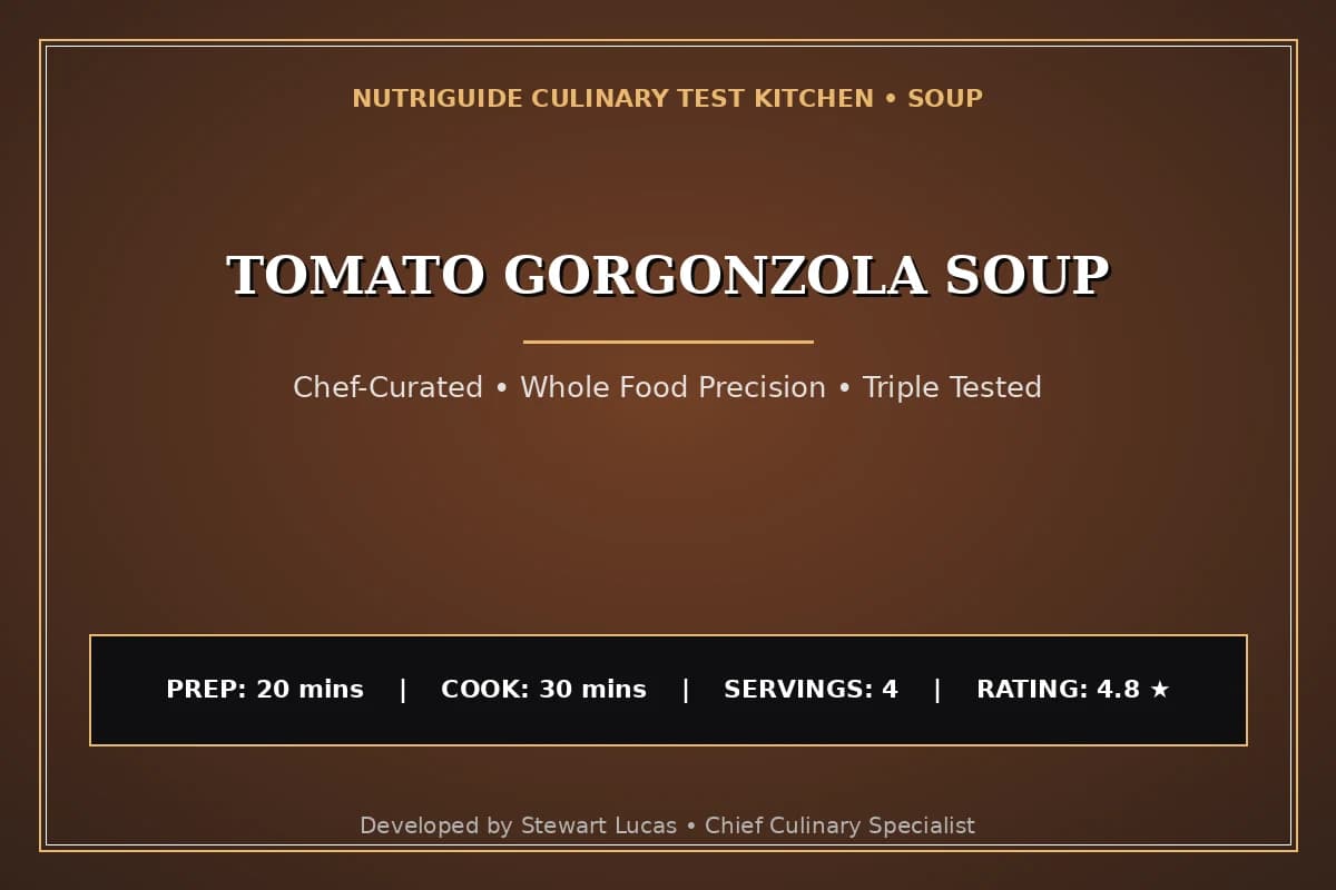 Tomato Gorgonzola Soup