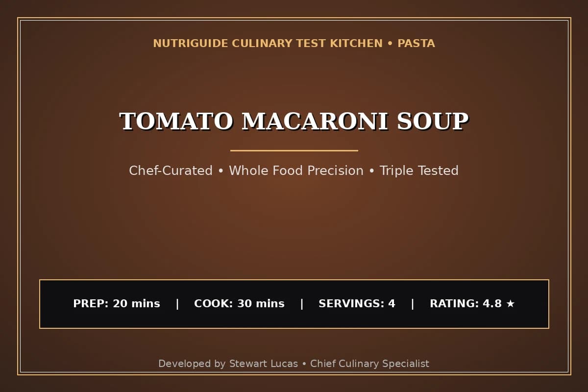 Tomato Macaroni Soup