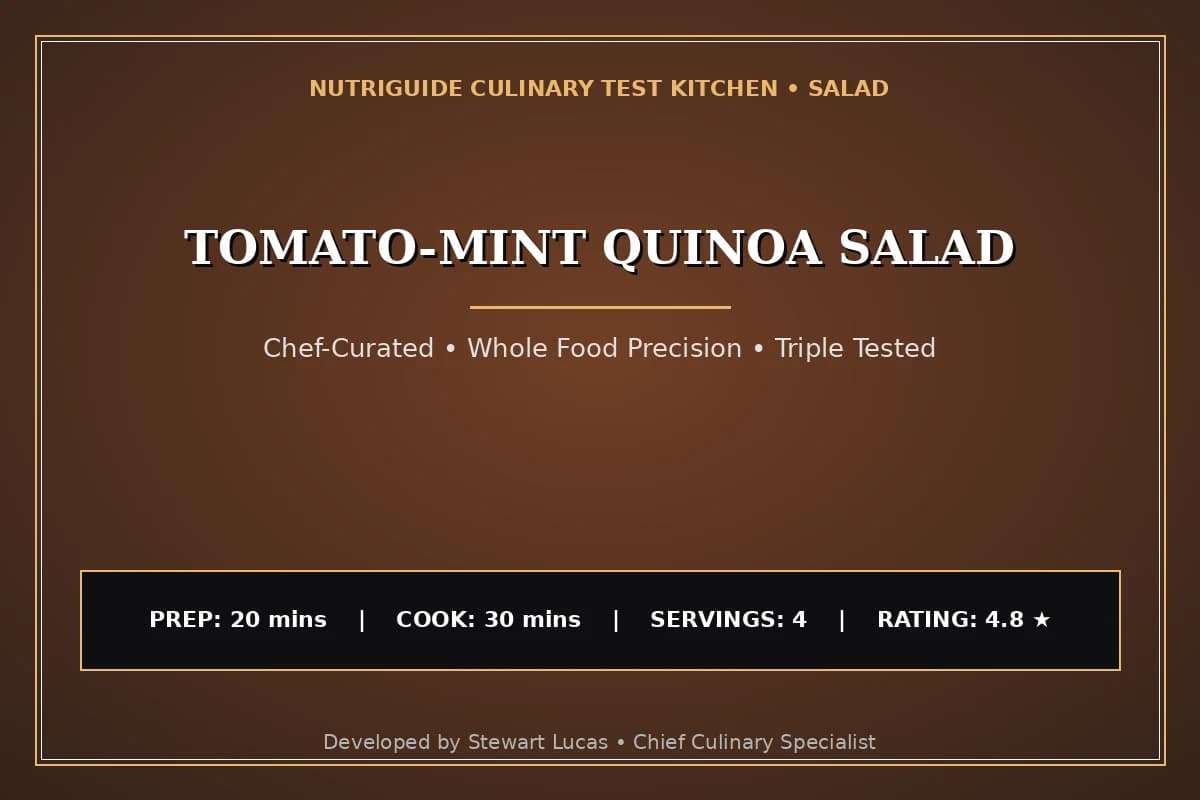 Tomato-Mint Quinoa Salad