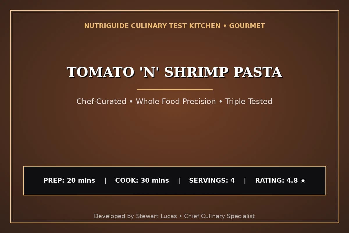 Tomato 'N' Shrimp Pasta