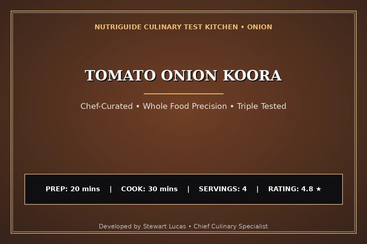 Tomato Onion Koora