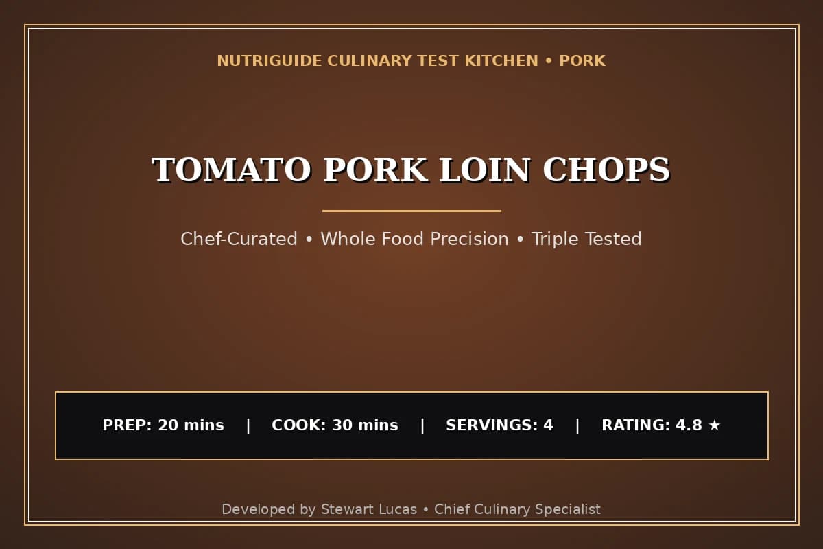 Tomato Pork Loin Chops