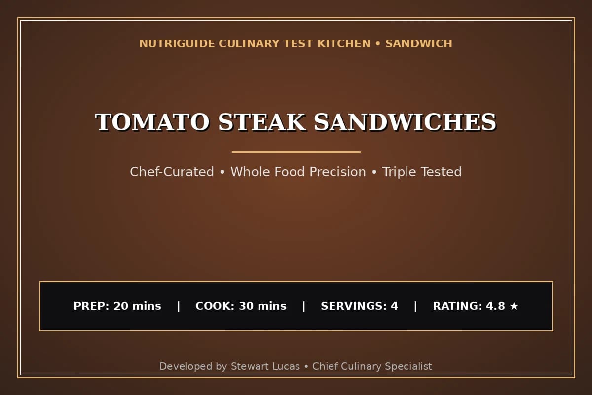 Tomato Steak Sandwiches