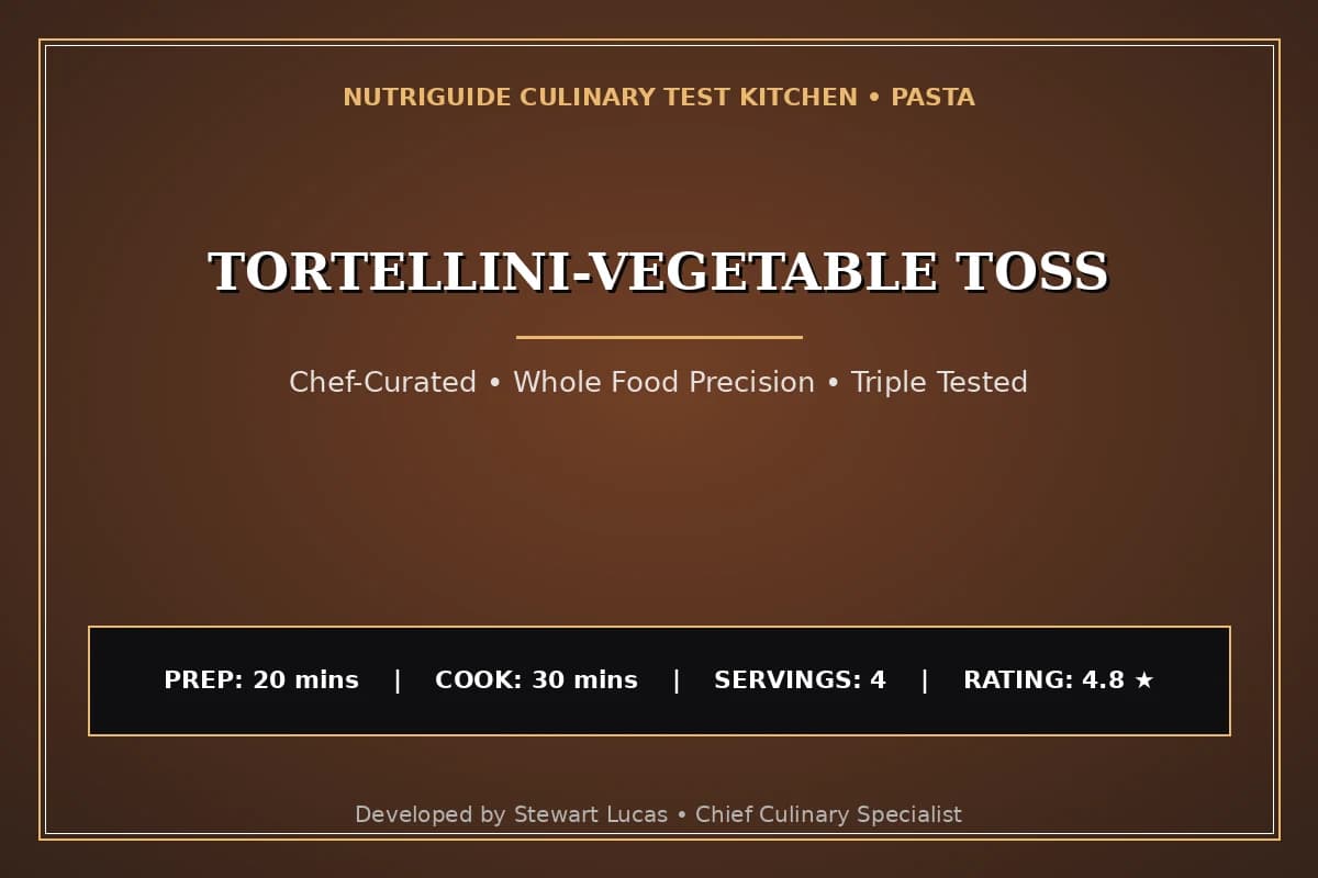 Tortellini-Vegetable Toss