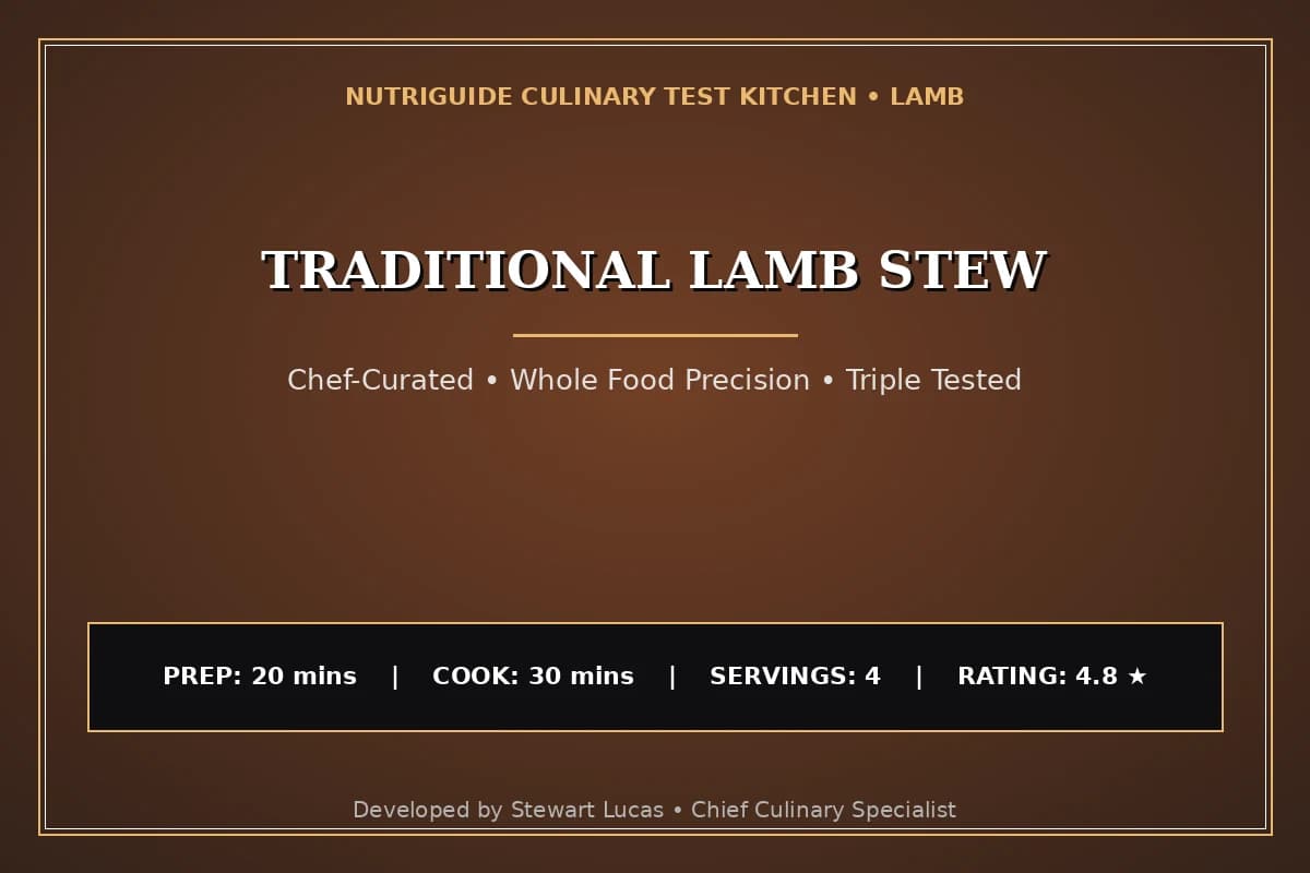 Traditional Lamb Stew