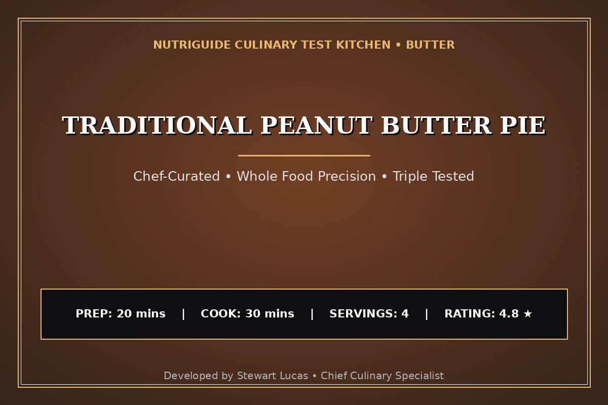 Traditional Peanut Butter Pie
