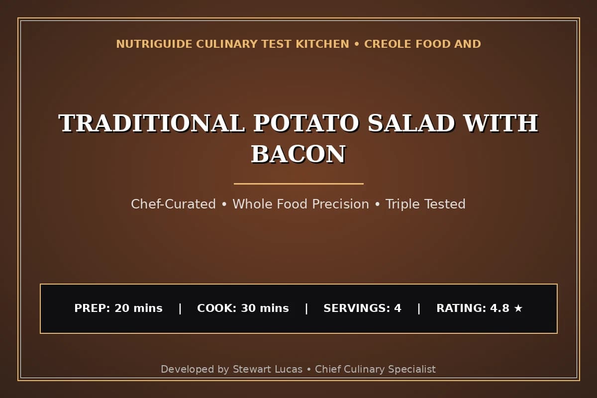Traditional Potato Salad With Bacon