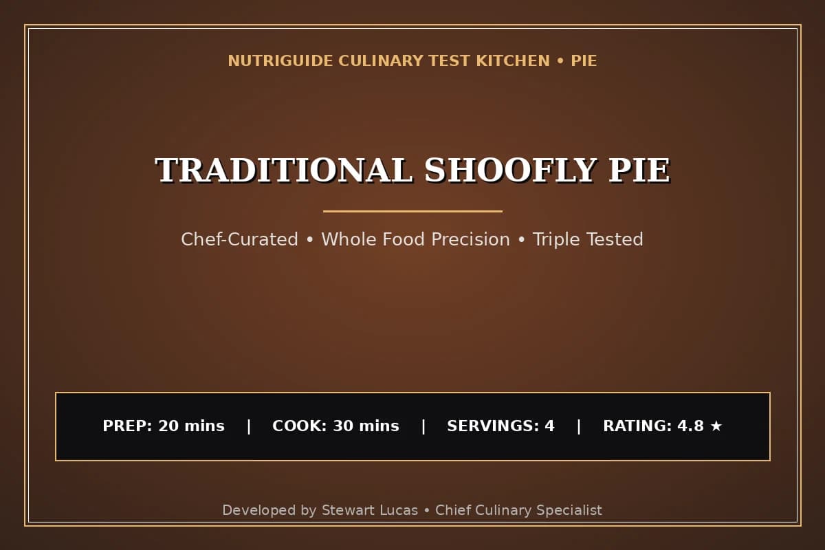 Traditional Shoofly Pie