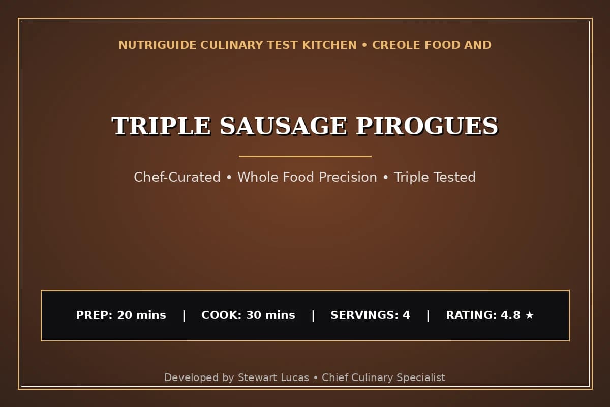 Triple Sausage Pirogues